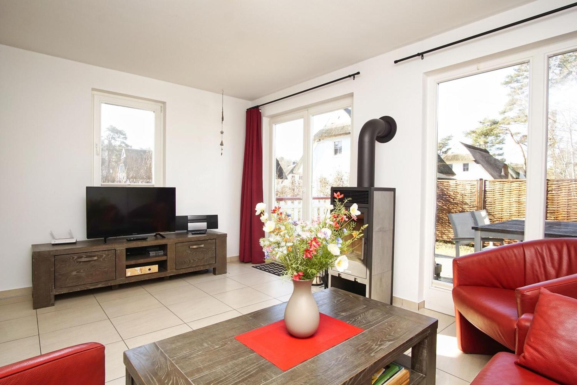 Ferienhaus Wellenlaeufer Haus - Sauna, Terrasse, Garten 格洛威 外观 照片